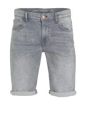slim fit jeans short dusty silver