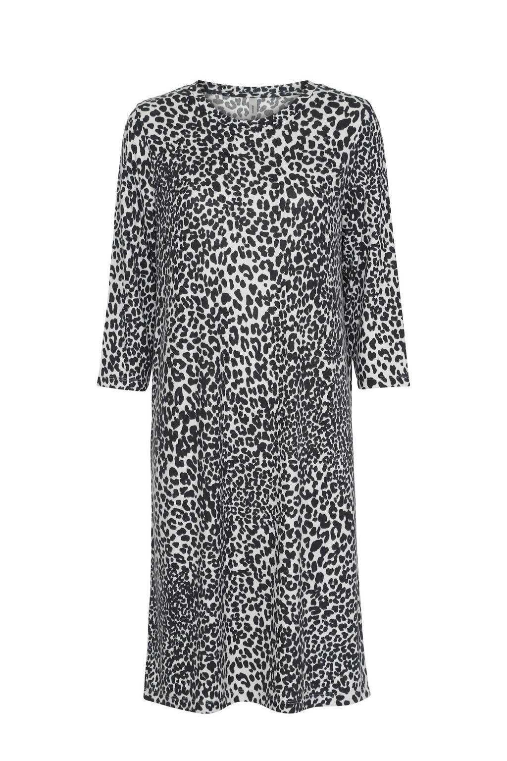 Soyaconcept jurk Biara met all over print beige, Beige
