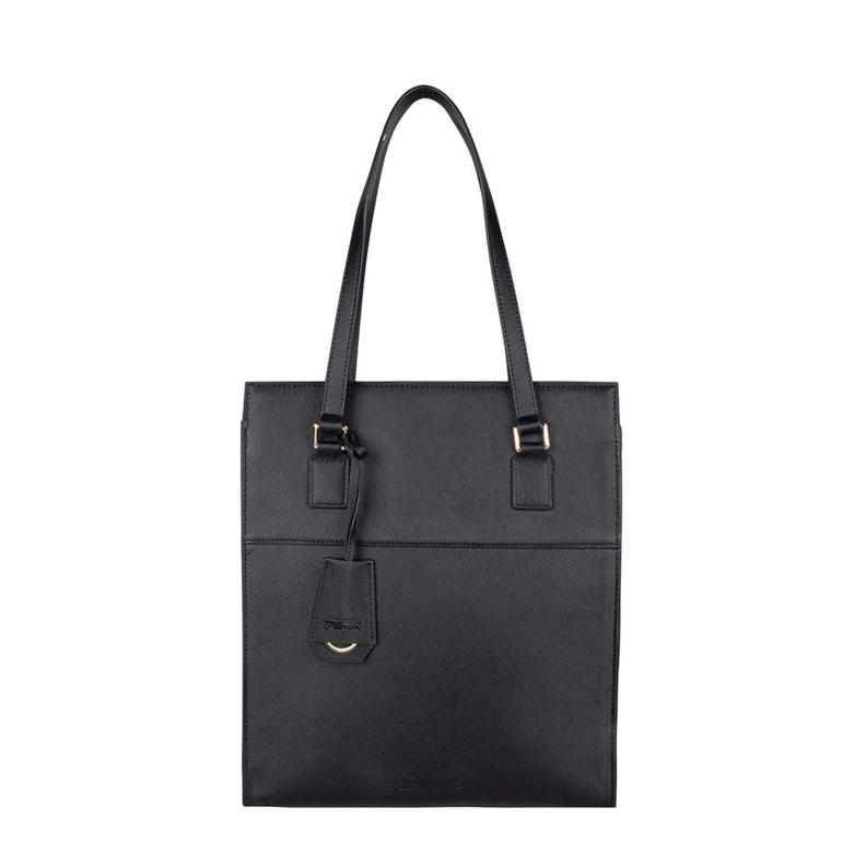 The Little Green Bag shopper Lake zwart wehkamp