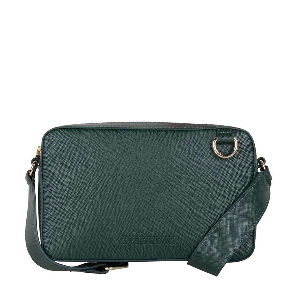The Little Green Bag crossbody tas Clover groen wehkamp