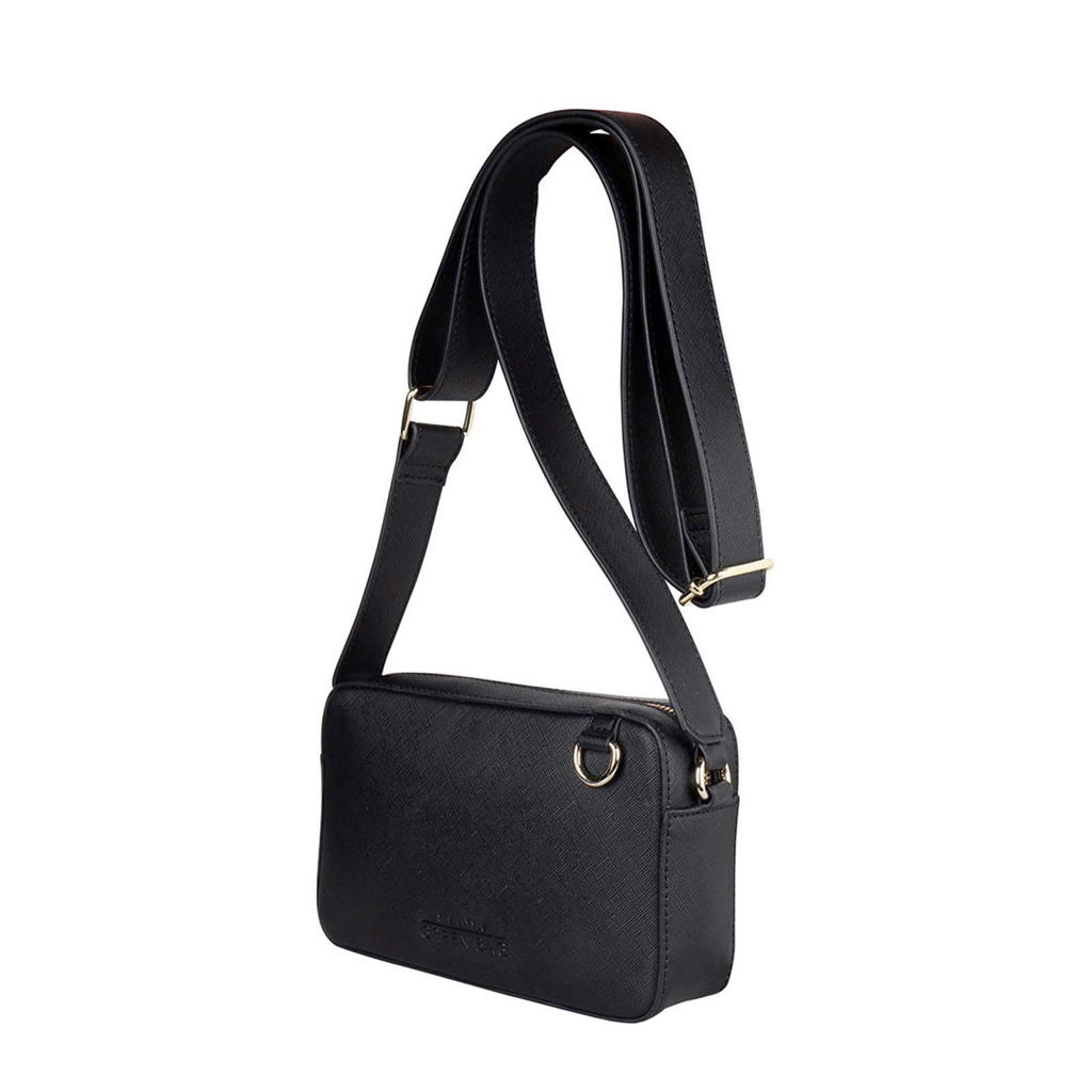 The Little Green Bag crossbody tas Clover zwart wehkamp