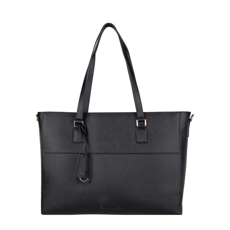 The Little Green Bag 15 15 inch laptoptas Adair zwart wehkamp