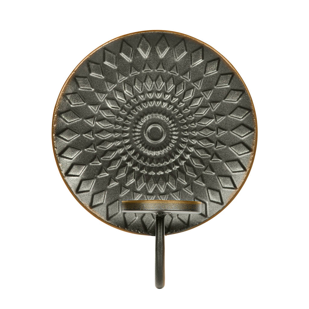 BePureHome waxinelichthouder Glare, Zwart