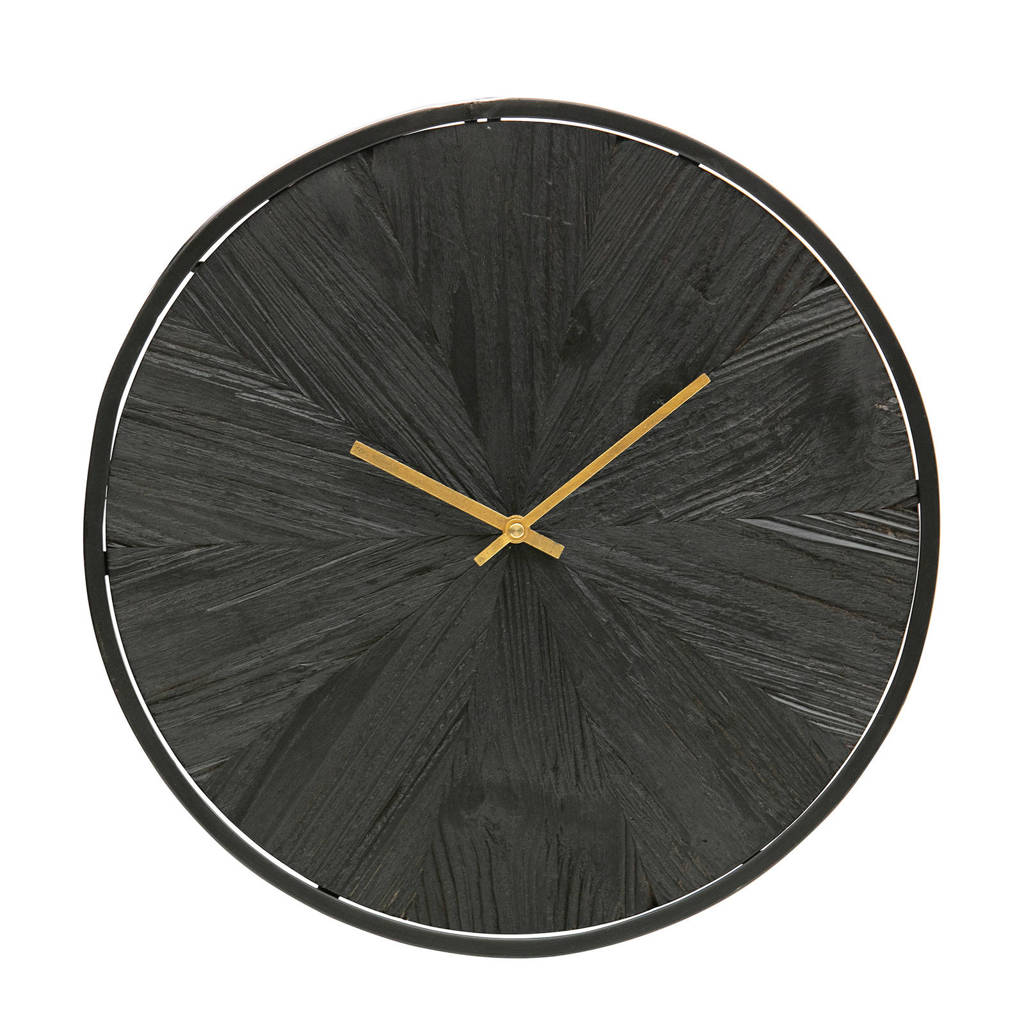 WOOOD Exclusive wandklok Valentino, Zwart