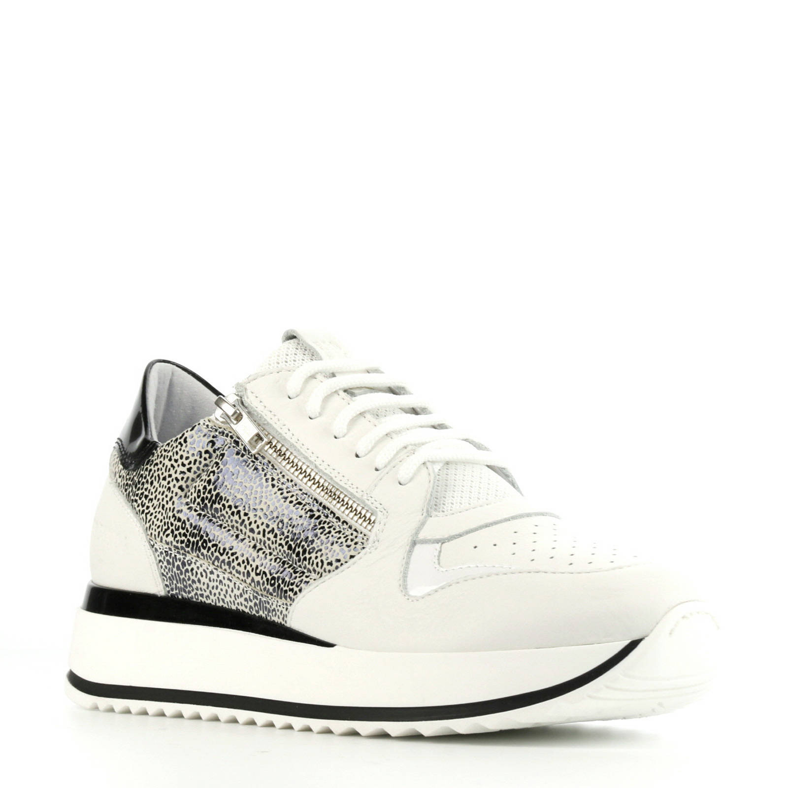 Red Rag 76702 leren sneakers wit | wehkamp