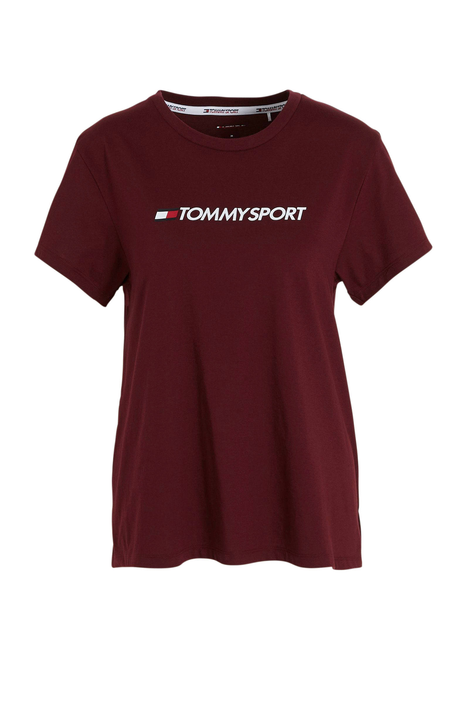 tommy hilfiger t shirt bordeaux