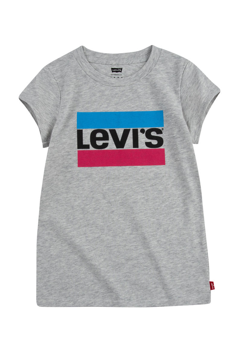Levi's Kids T-Shirt Manica Corta (Pacco Da 2) Per Bambine E Ragazze - 100% Cotone Con Logo