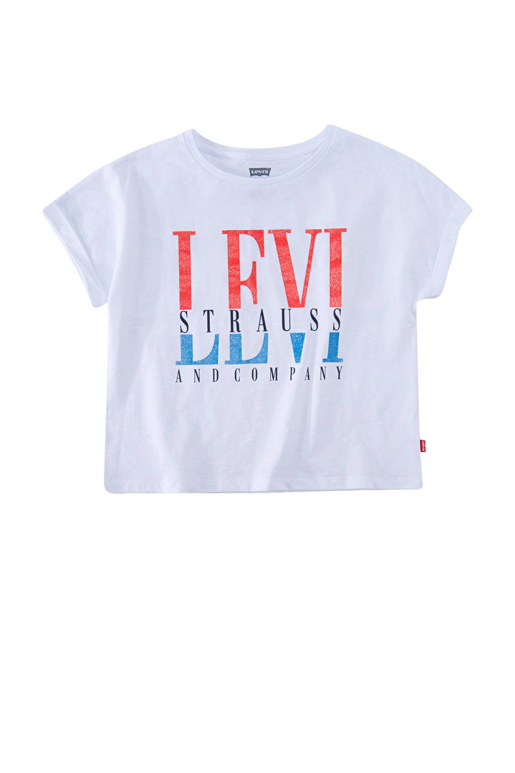 Levi's Kids T-shirt met logo wit, Wit