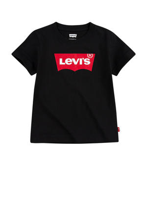 T-shirt Batwing met logo zwart