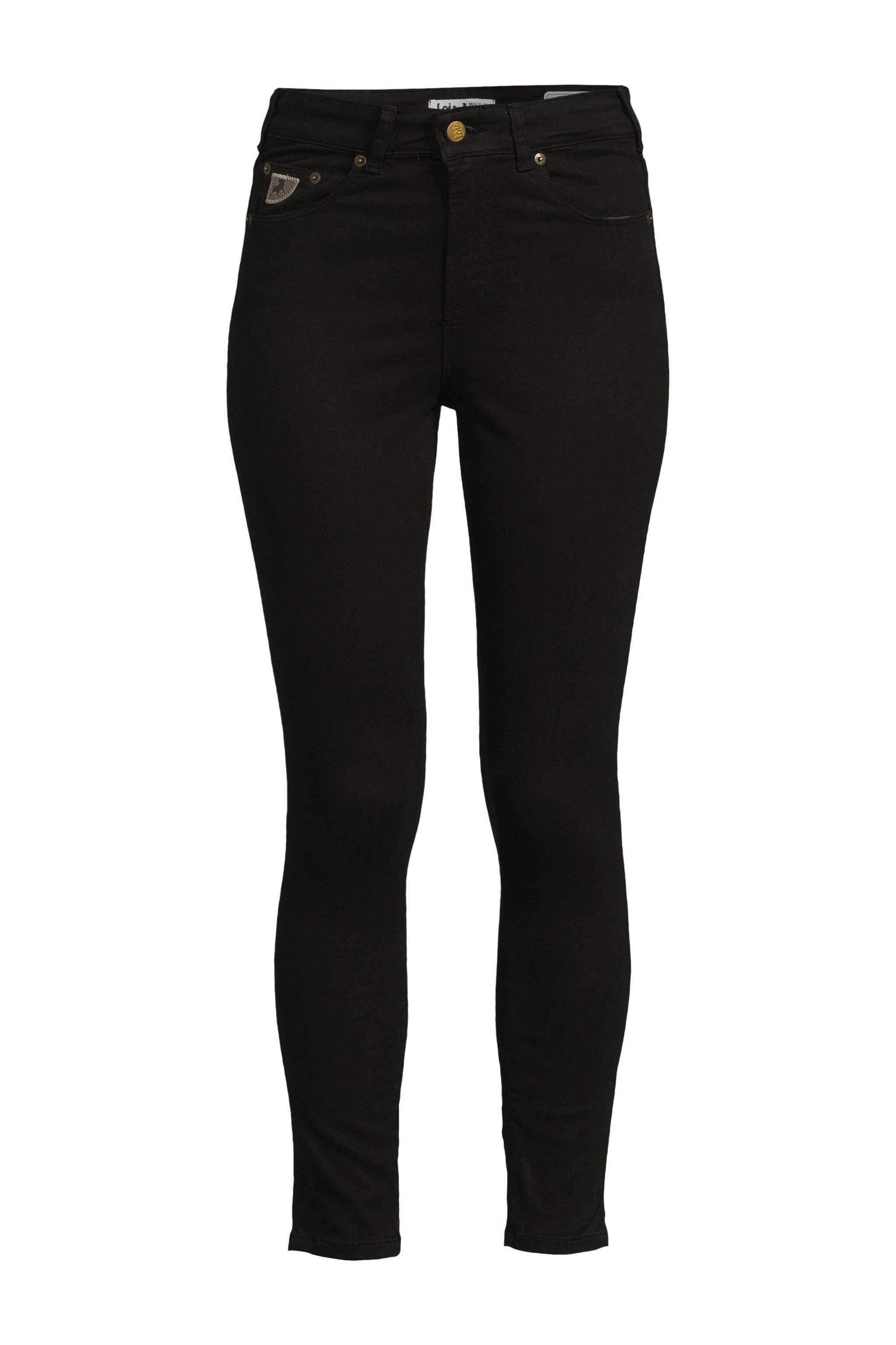 Lois skinny jeans zwart wehkamp