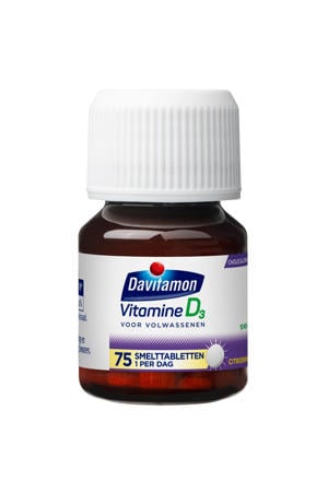 Vitamine D3 smelttabletten - 75 stuks