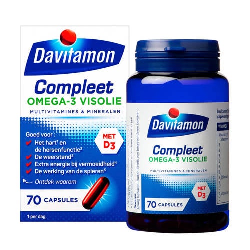 Wehkamp Davitamon Compleet + Omega 3 Visolie aanbieding