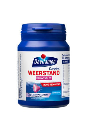 Compleet Weerstand kauwtabletten bosvrucht - hoog gedoseerd - 50 stuks
