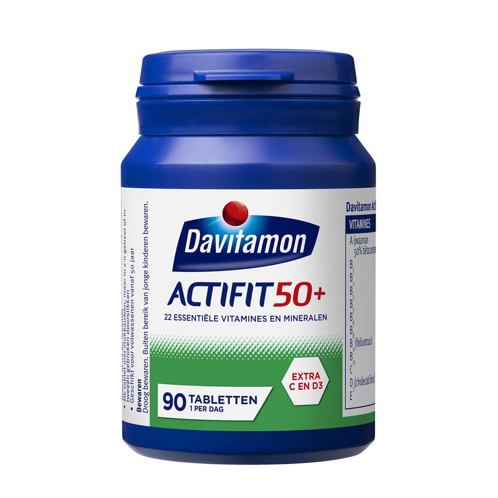 Davitamon Actifit 50+ tabletten - 90 stuks