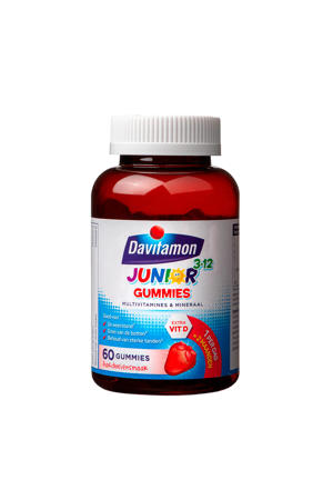 Junior 3+ gummies aardbei - 60 stuks