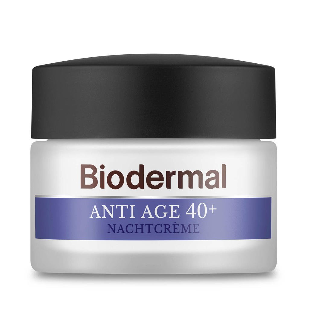 Biodermal Anti Age 40+ nachtcrème tegen huidveroudering - 50 ml