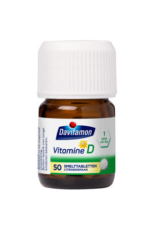 Kind Vitamine D smelttabletten citroen - 50 stuks