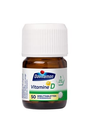 Kind Vitamine D smelttabletten citroen - 50 stuks