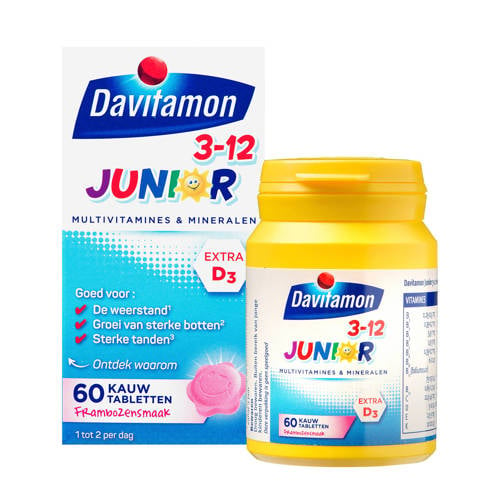 Wehkamp Davitamon Junior 3+ kauwvitamines aanbieding
