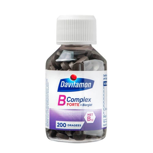 Davitamon vitamine B-Complex Forte met Biergist en vitamine B12 - 200 Tabletten