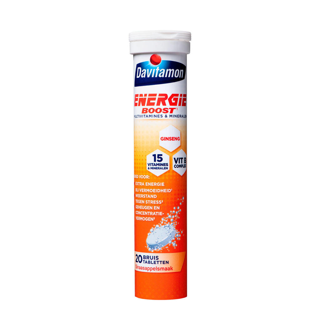 Davitamon Energie Boost Ginseng bruistabletten - 20 stuks