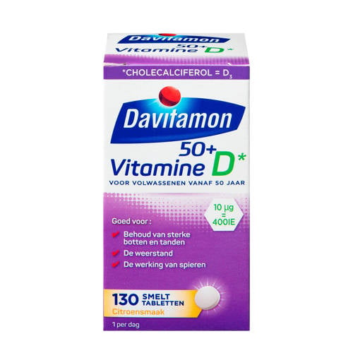 Davitamon Vitamine D 50+ Smelttabletten