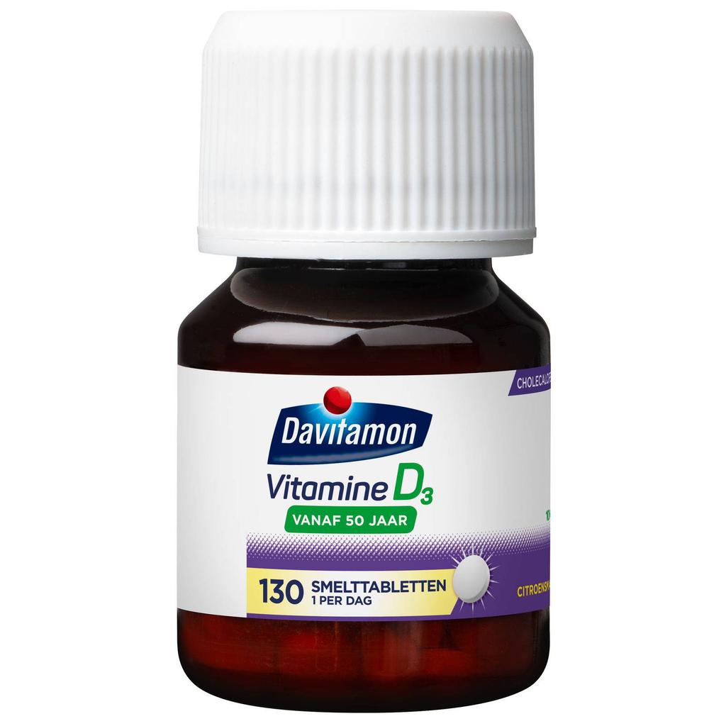 Davitamon Vitamine D3 50+ smelttabletten - 130 stuks