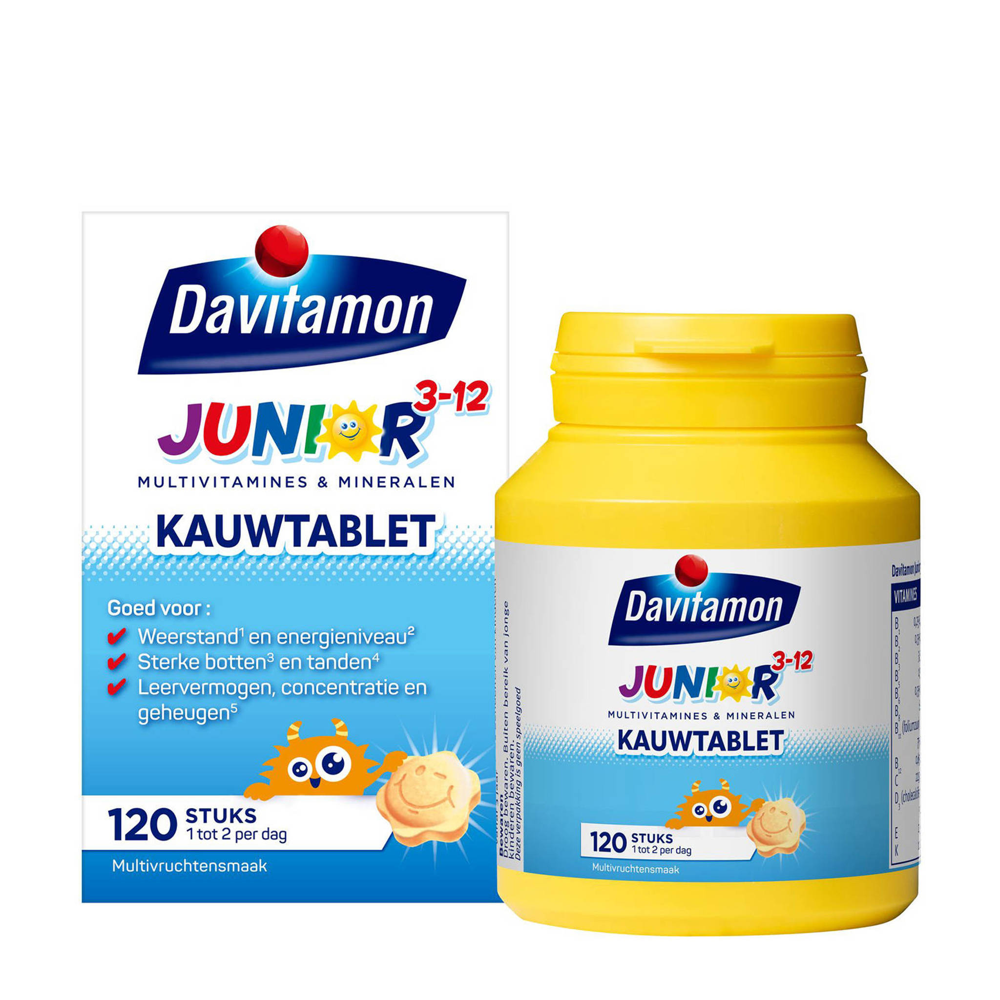 Davitamon Junior 3 Kauwvitamines Multifruit Wehkamp