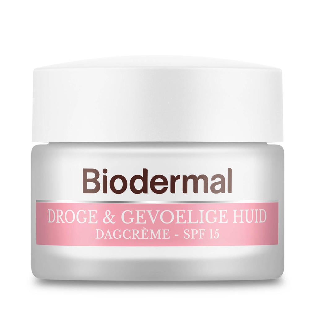 Biodermal Droge & Gevoelige Huid dagcrème SPF15 - 50 ml