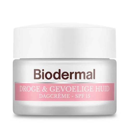 Wehkamp Biodermal Droge en gevoelige huid dagcrème SPF15 - 50 ml aanbieding