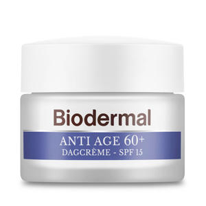 Wehkamp Biodermal Anti Age 60+ dagcrème tegen huidveroudering SPF15 - 50 ml aanbieding