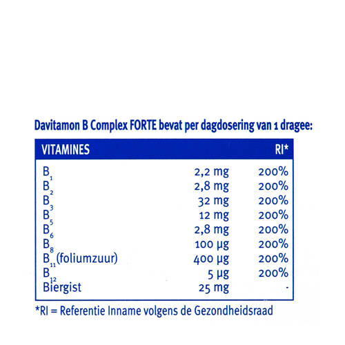 Davitamon Vitamine B Complex met biergist - 100 stuks