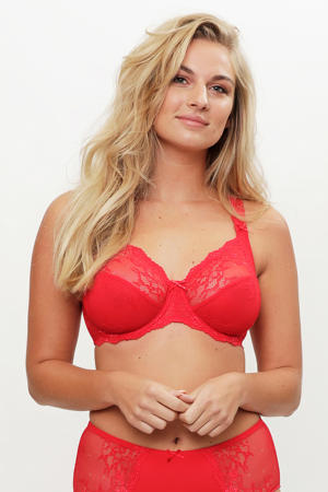 niet-voorgevormde beugelbh Daily Full Coverage Lace rood