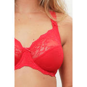 thumbnail: LingaDore niet-voorgevormde beugelbh Daily Full Coverage Lace rood