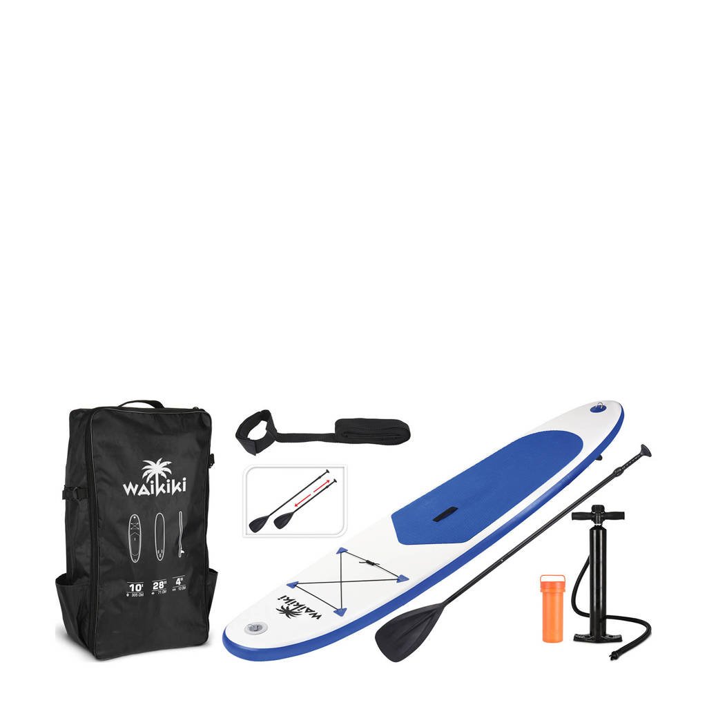 Pro Garden stand up paddle board, Blauw/wit