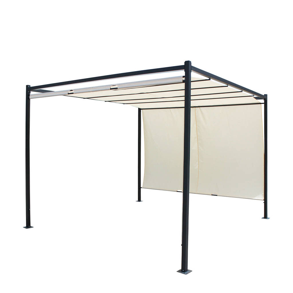 Pro Garden partytent, Zwart/beige