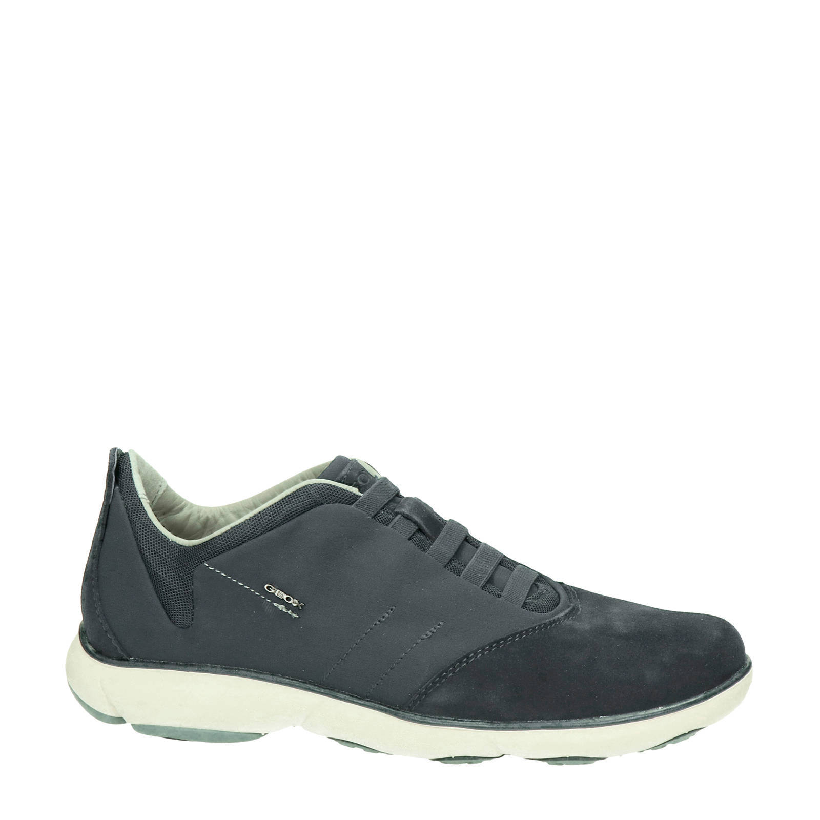 Geox Nebula suede sneakers grijsblauw | wehkamp