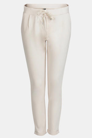 slim fit joggingbroek zand