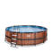Exit Toys  EXIT Wood zwembad met filterpomp