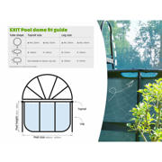 thumbnail: Exit Toys  EXIT zwembad overkapping ECO ook voor Intex/Bestway - universeel