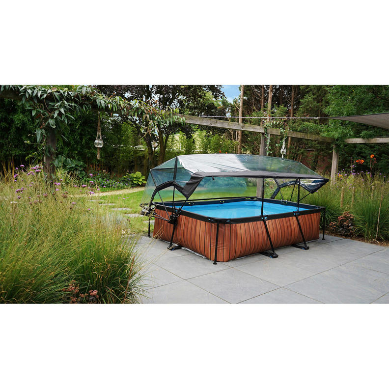 EXIT Rechthoekig Stone Frame Zwembad - 300 x 200 x 65 cm - Inclusief Pomp Afdekzeil - Onderhoudspakket - Vloertegels - Nu extra voordelig EXIT Rechthoekig Stone Frame Zwembad - 300 x 200 x 65 cm - Inclusief Pomp Afdekzeil - Onderhoudspakket - Vloertegels - Nu extra voordelig
