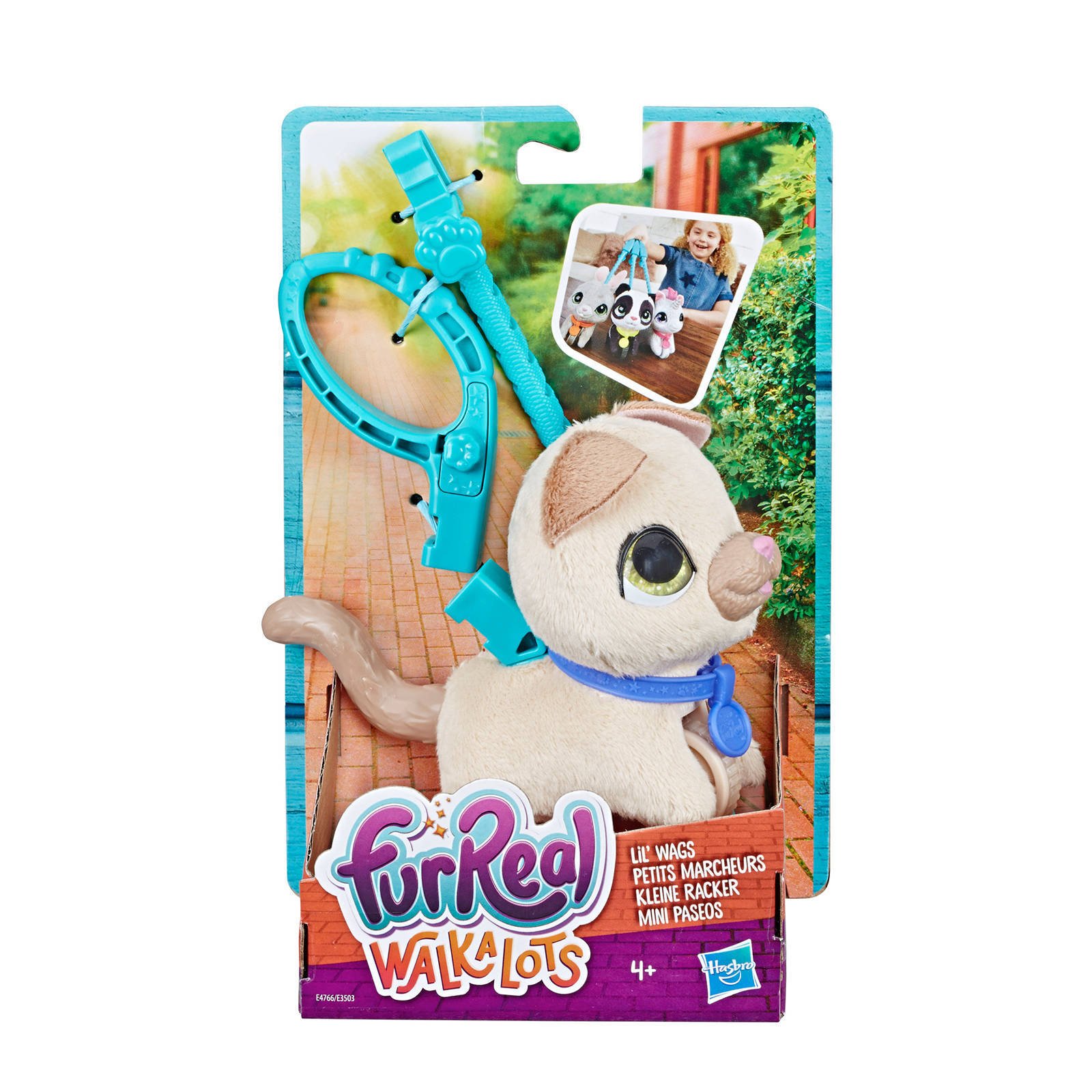 FurReal Friends Walkalots Lil Wags Kleine Kat Interactieve Knuffel ...