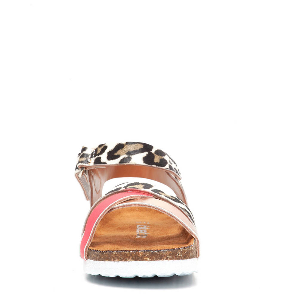 zebra Klant Brig Scapino Blue Box sandalen panterprint/roze | wehkamp