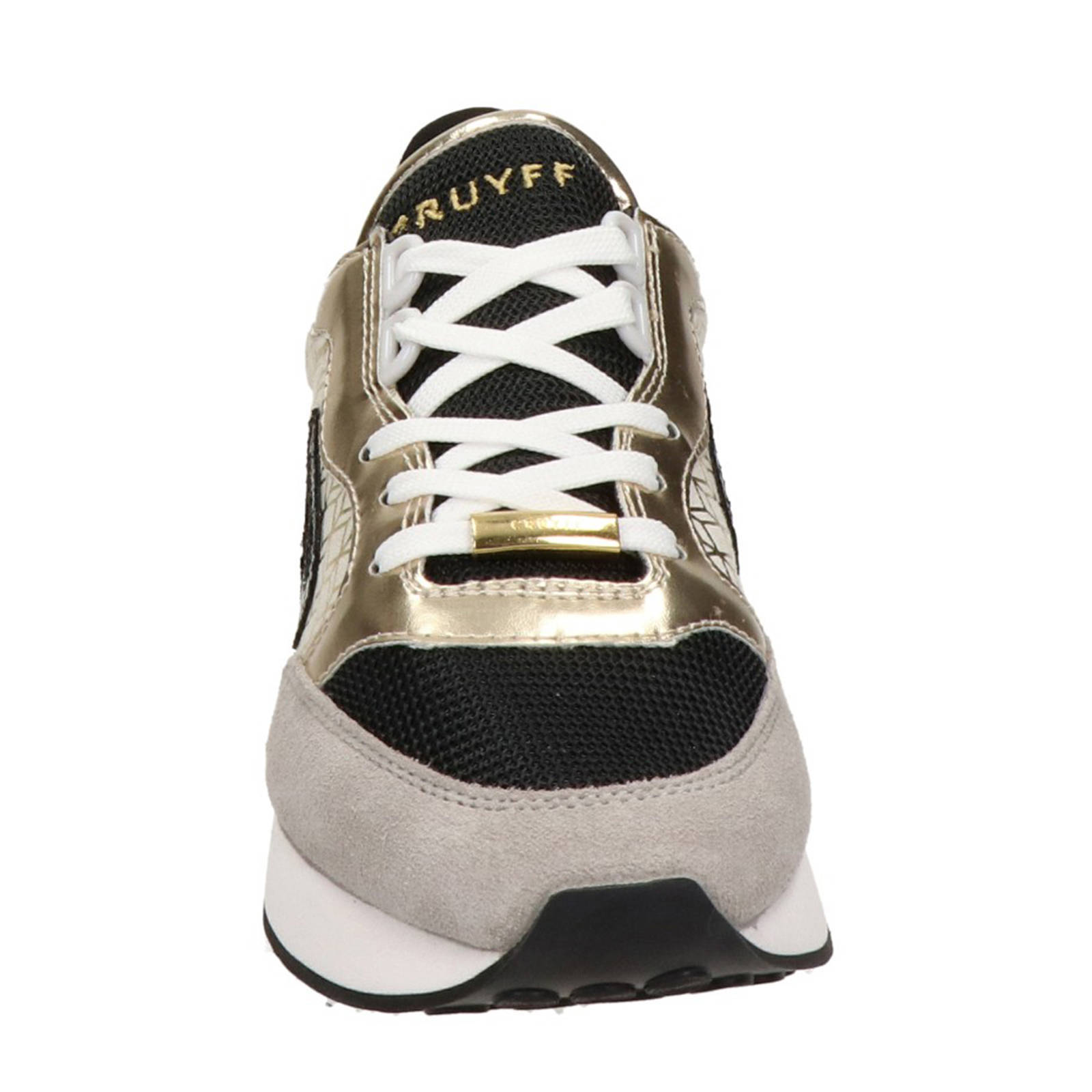 Cruyff Park Runner sneakers slangenprint wit/goud | wehkamp