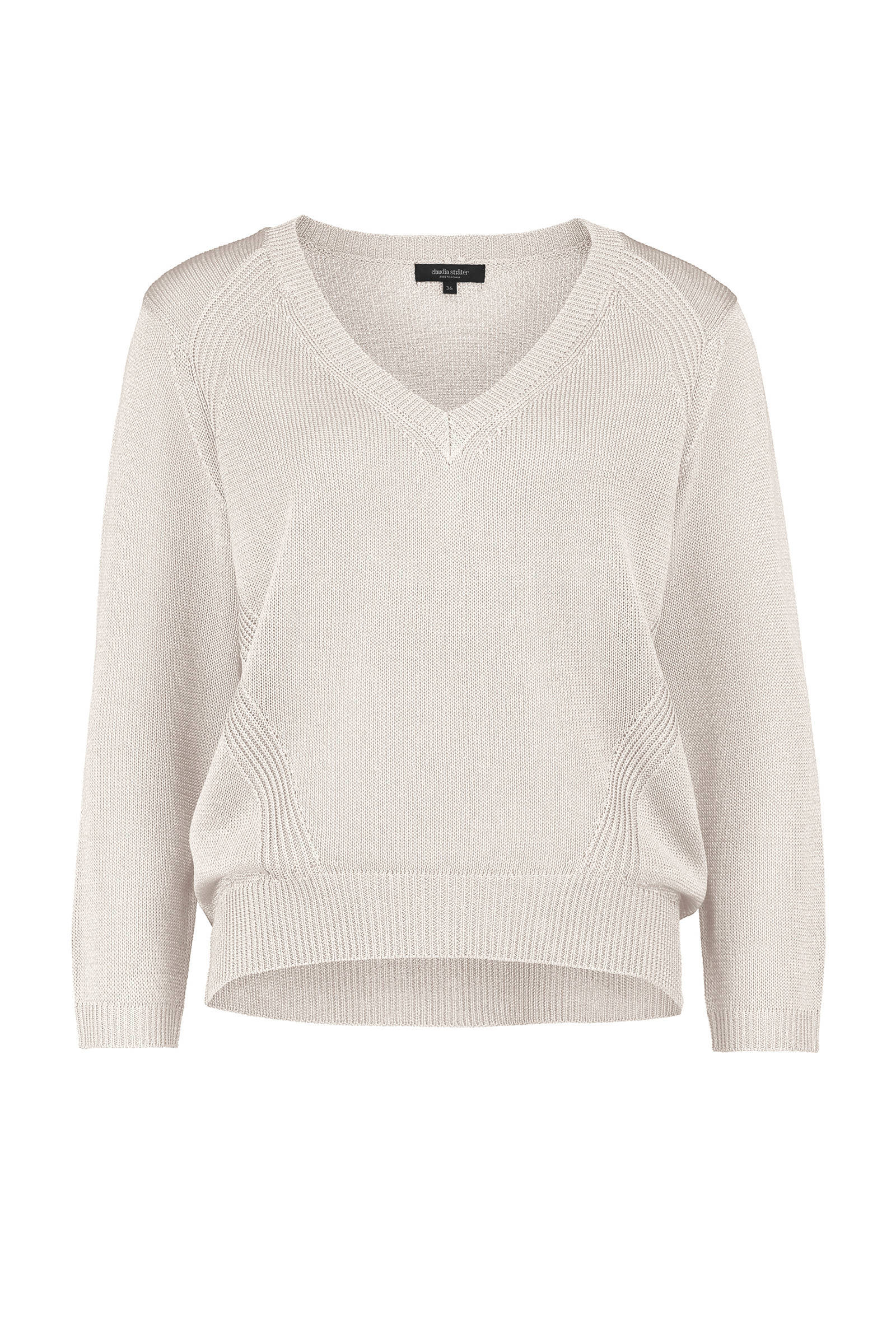 Claudia Sträter V halstrui met ribdetails | wehkamp Claudia Sträter online shop Dames Truien & Vesten | KLEDING