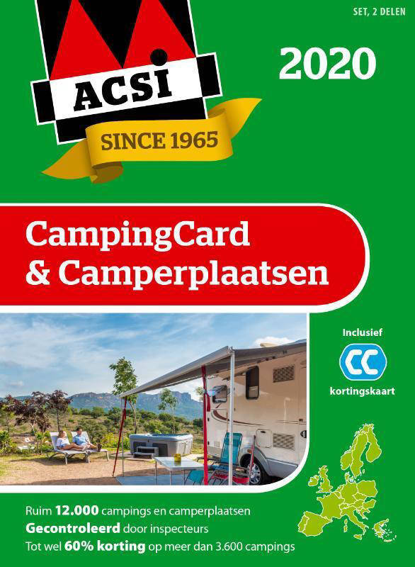 ACSI ACSI Campinggids: CampingCard & Camperplaatsen 2020 | Wehkamp