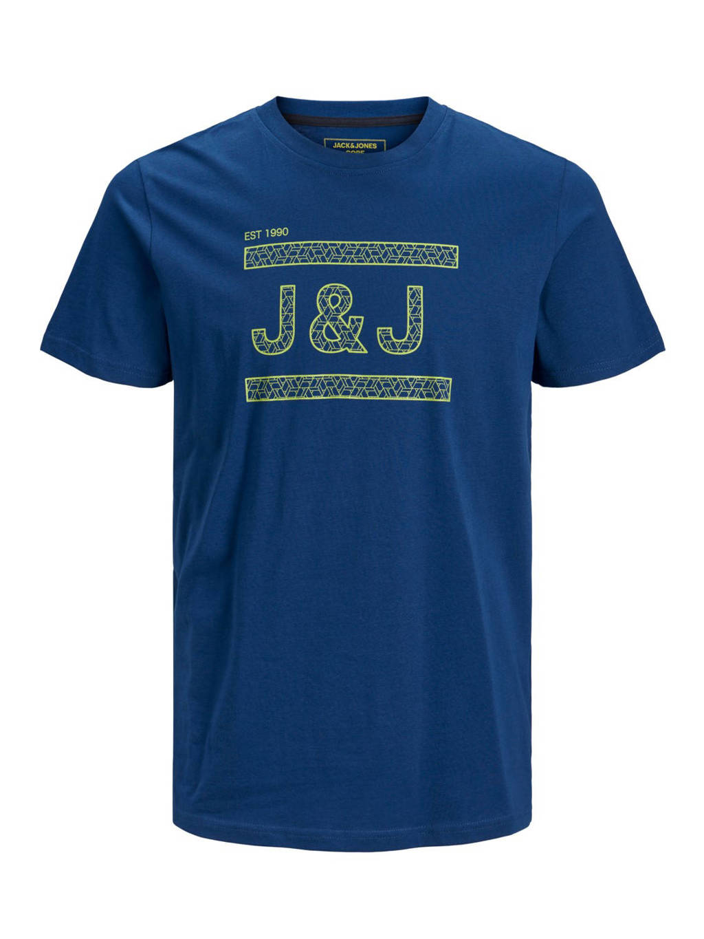 JACK & JONES PLUS SIZE T-shirt met logo marine, Marine