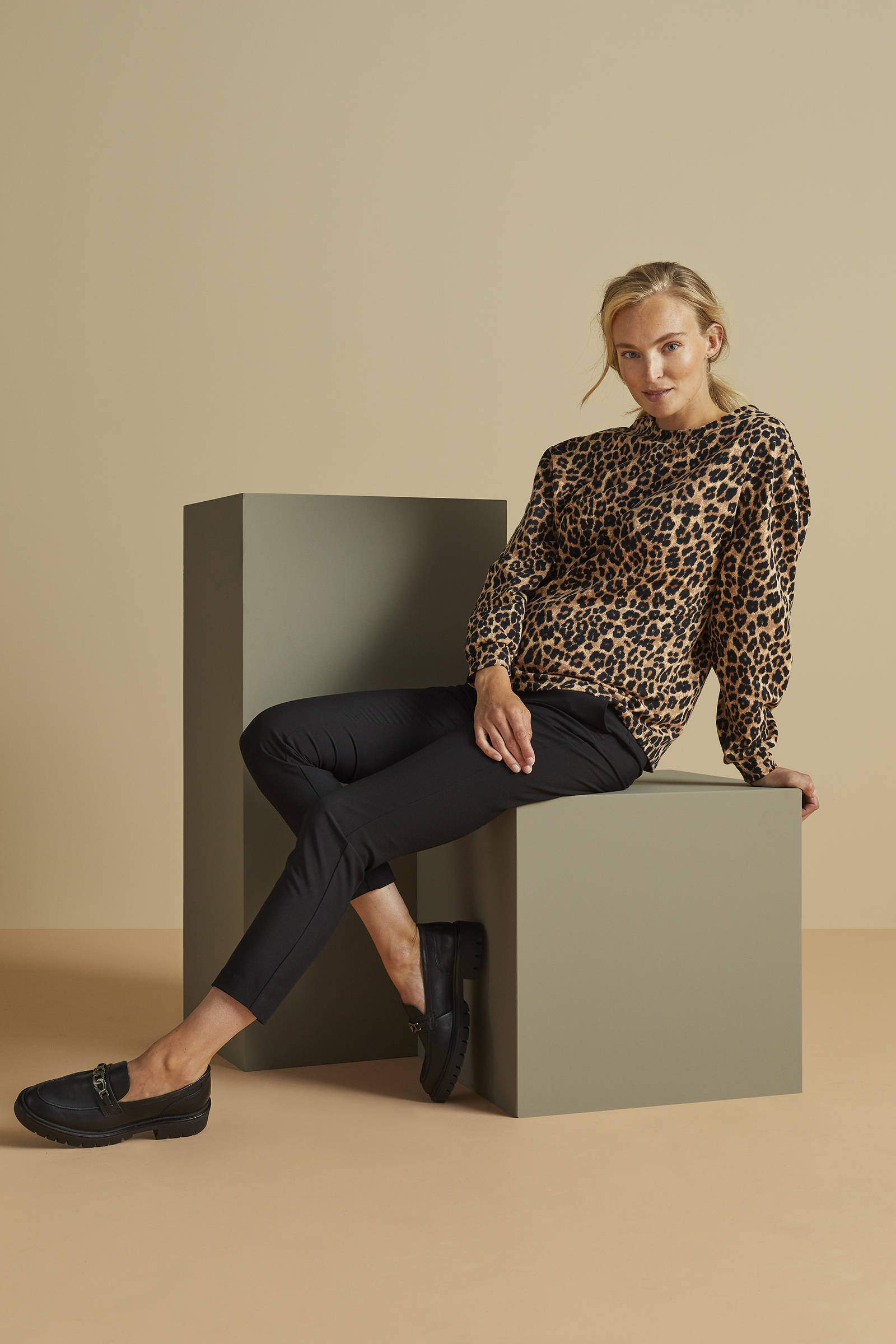 Sacha leren loafers zwart | wehkamp