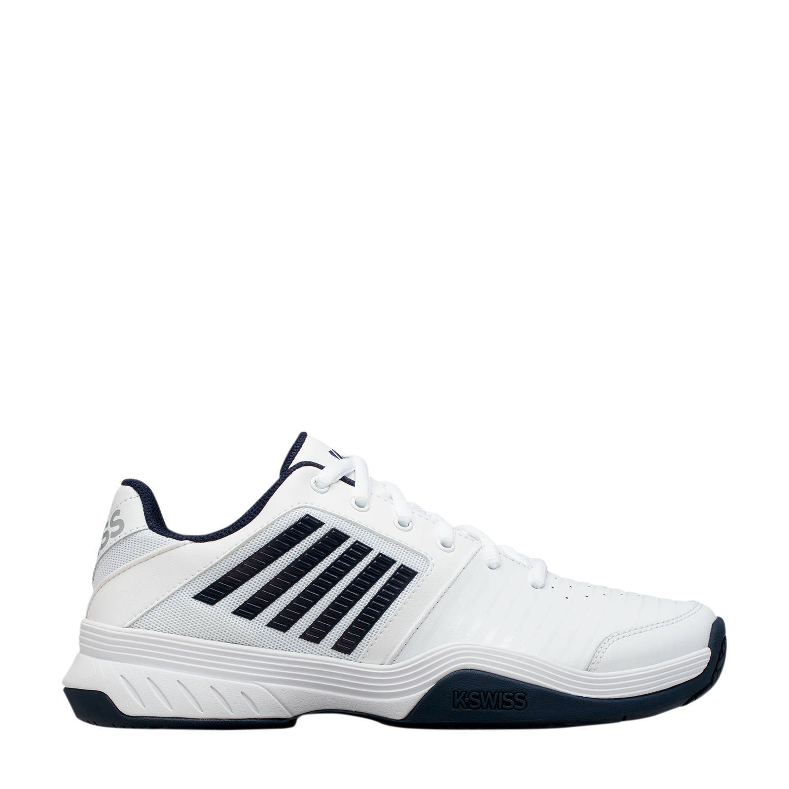 K-Swiss Court Express hb tennisschoenen wit/donkerblauw | wehkamp