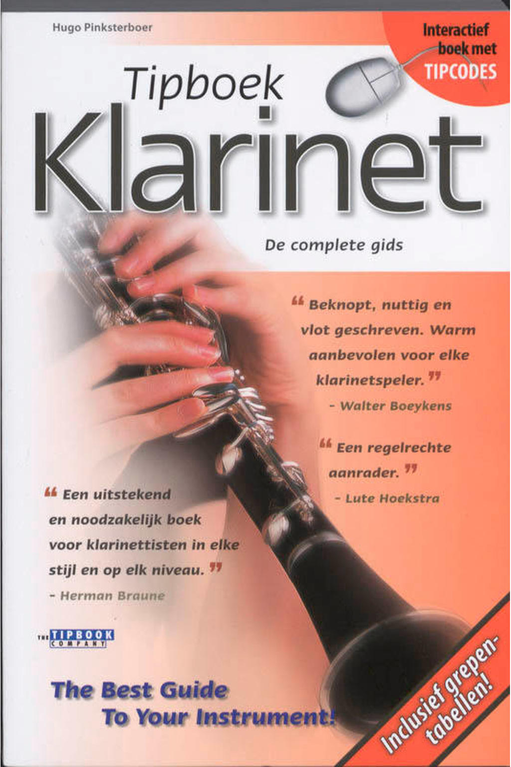 Tipboek Klarinet - Hugo Pinksterboer